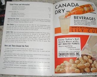  Advertising in 1940 Cubs Programme