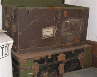 Lots of Old Trunks, the top is a waterprrof one and gives instructions on how to keep it that way