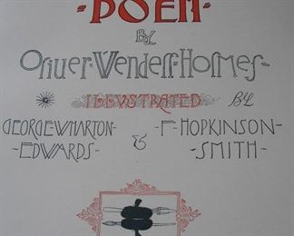 Frontice of Oliver Wendell Holmes Book