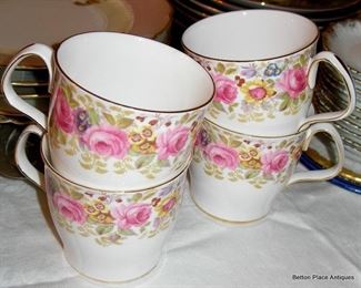 English Porcelain Coffee Mugs