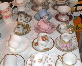 Demitasses and Cups and Saucers