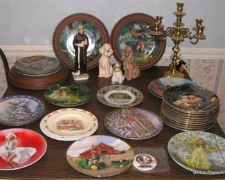 Collector Plates, Hummel Style, Marilyn Monroe and Birds