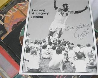 Pele the Famous Soccer star autographed photo