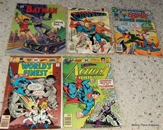 Superman and Batman Comics 1970's