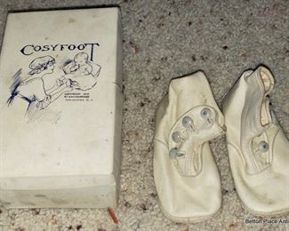 Antique shoes with original box