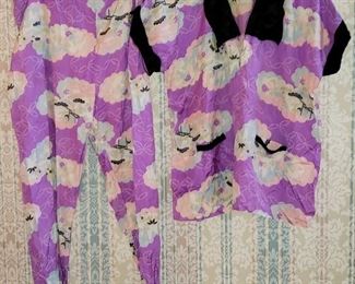 Early 1930's Japanese Pure silk pyjamas