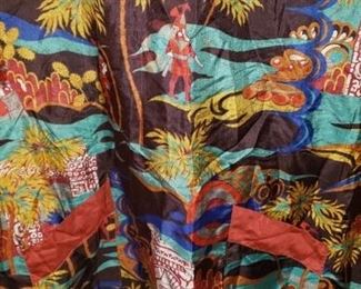 close up of silk top