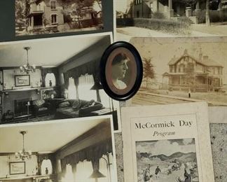 Antique photographs, many named.