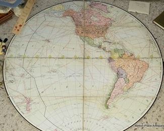 World Globe Map early 1930's 