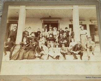 Antique photographs, many named.