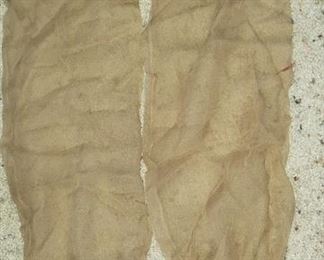 These are antique nylons, which would tie at the knee. Very unusual to find these in tact.