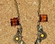Antique Glass Necklace
