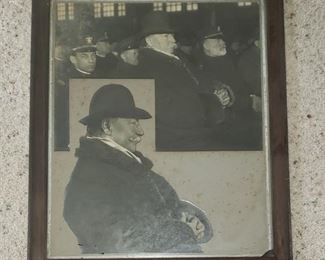 President Taft in this photo with the Great Grandfather of Client in uniform beside him.