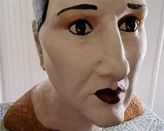 PATRICIA KNOP sculpture portray of Diana Vitale.