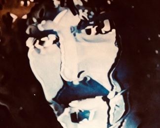 Christopher Mark Brennan 60" x 84" oil on canvas. Portrait of Frank Zappa.