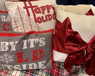 Christmas decorative pillows