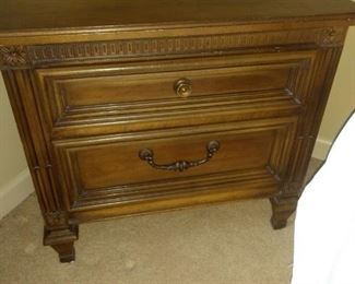 There are two of these nightstands that go with the master bedroom set!  