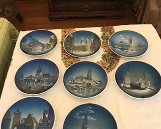 8 Rosenthal Christmas plates