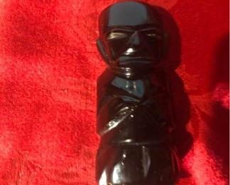 Obsidian figurine