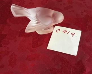 Signed Lalique Small Bird