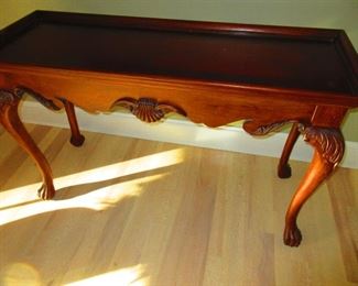Claw Foot Console Table 
