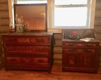 Marble-Topped Dresser and Washstand https://ctbids.com/#!/description/share/297984