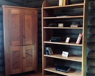 Hand-Crafted Shaker-Style Bookcase and Cabinet https://ctbids.com/#!/description/share/298029