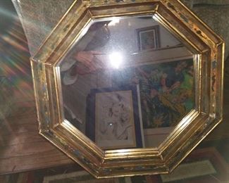 Beautiful framed mirror from France.