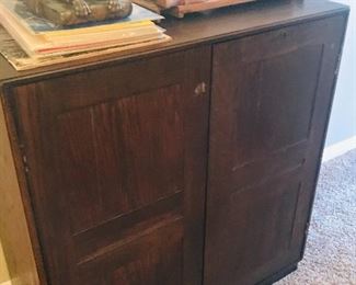 mid century mod storage cabinet