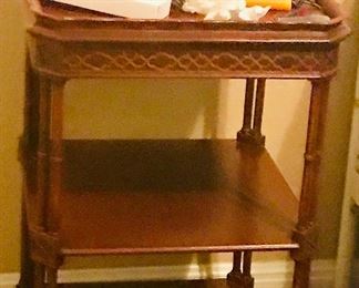 classic antique accent/side table