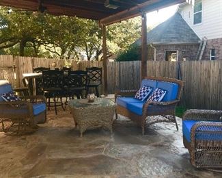 Lots of beautiful quality patio furniture 