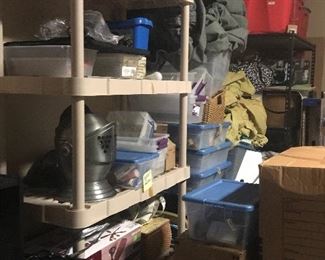 a large cache of Lego and Playmobil