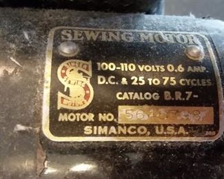 Antique singer sewing machine 