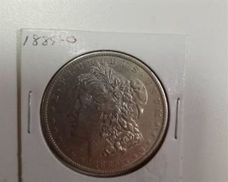 1885 - O Morgan silver dollar