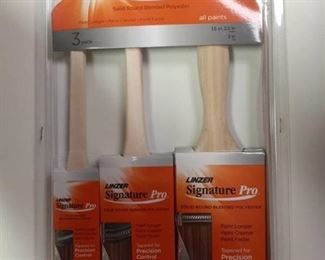 Linzer Signature Pro Paint Brush Set - 3 Pc Value Pack For All Paints