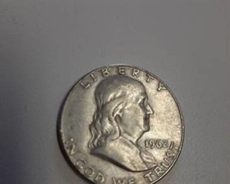 1962-D Franklin silver half dollar