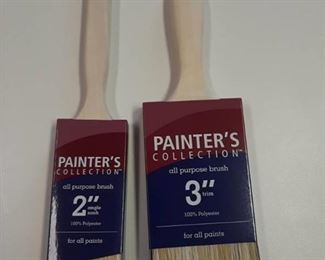 (2) Painters Collection All Purpose Brush 100% Polyester - 2" and 3"