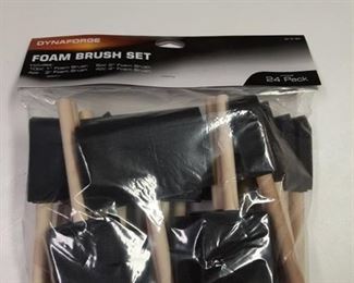 24 Piece Foam Brush Set
