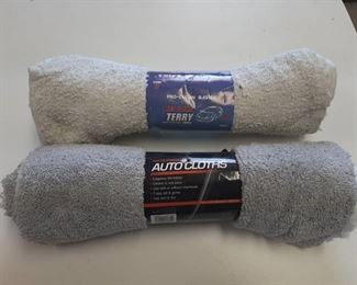 (2) 8 Packs Auto Cloths - one Terry Towels and one Microfiber Auto Cloths