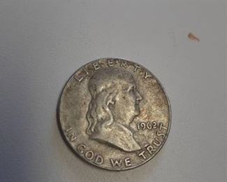 1962-D Franklin silver half dollar