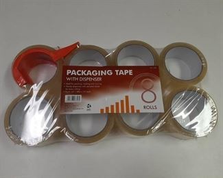8 Rolls/pack 1.88  X 54.6yd Packaging Tape With Dispenser