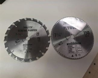 (2) 7-1/4  Circular Saw Blades