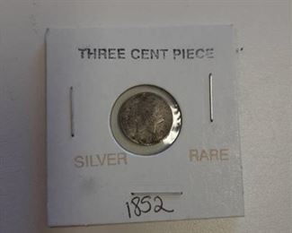 1852 3 cent piece