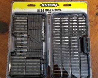performax drill and drive bit set - 113 piece - new in package