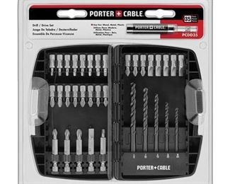 Porter Cable PCDD35 35-Piece Drilling And Driving Bit Set