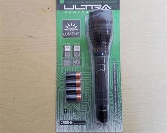 Ultra Performance Led Aluminum Tactical Flashlight, 3000 Lumens,