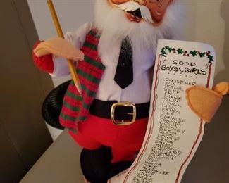 Annalee - Santa with Gift List 1998 #5505