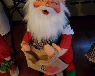 Annalee- Santa Card Holder 1970