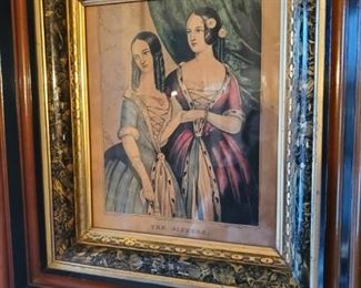 Old Courier & Ives print