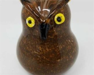 glass art owl